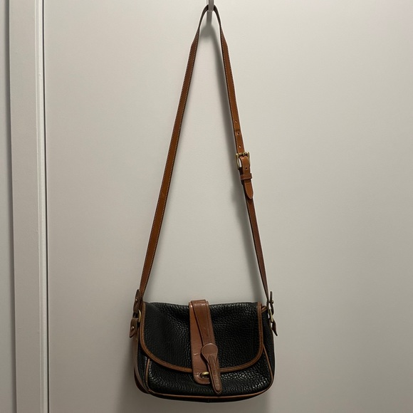 Vintage 90s Dooney & Bourke black crossbody purse - Picture 13 of 15